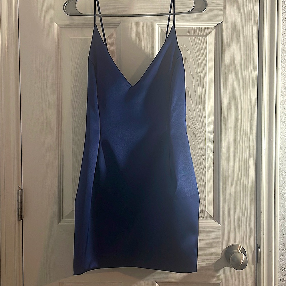 Navy colored dress
